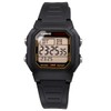 Casio W-800 Series Standard Digital Men's Watch, Gold LCD W-800HG-9AV