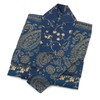 Bassetti Satin Kimono Unisex Comfortable Lightweight Chic Breathable, blue
