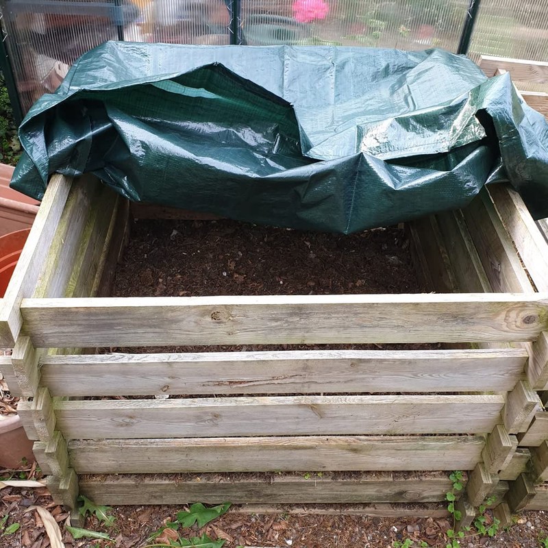 Selections GFJ341 Cover for Wooden Slatted Composter (96cm x 96cm)