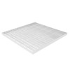 Galvanized Steel Drain Grate, 23.6"x23.6" Outdoor Drain Cover, Heavy Duty