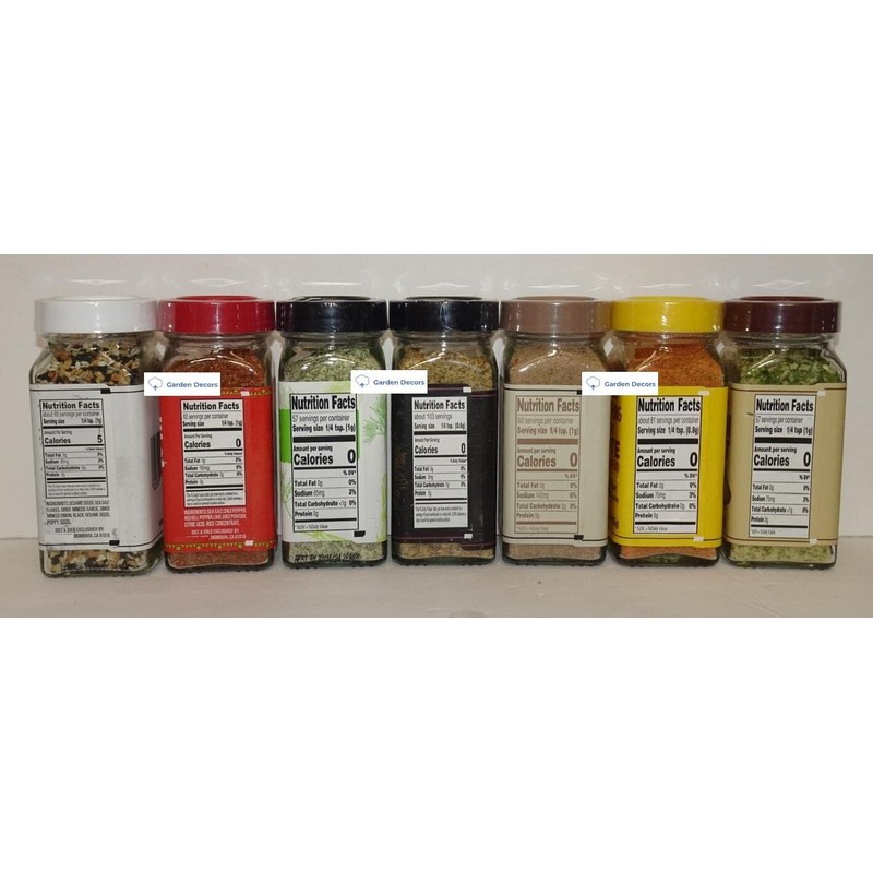 Trader Joe 7 Flavors Spice Seasoning Variety Set Great Value
