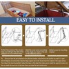 200N-60lbs Chest Heavy Duty Soft Close Lid Support Hinges Large