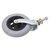 Wheelchair Replacement Wheel Grey 6 Inch PU Inflatable Universal Wheelchair