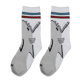 Cool Socks Kid's Novelty Crew Socks, Sharks, Size 7-10 Years
