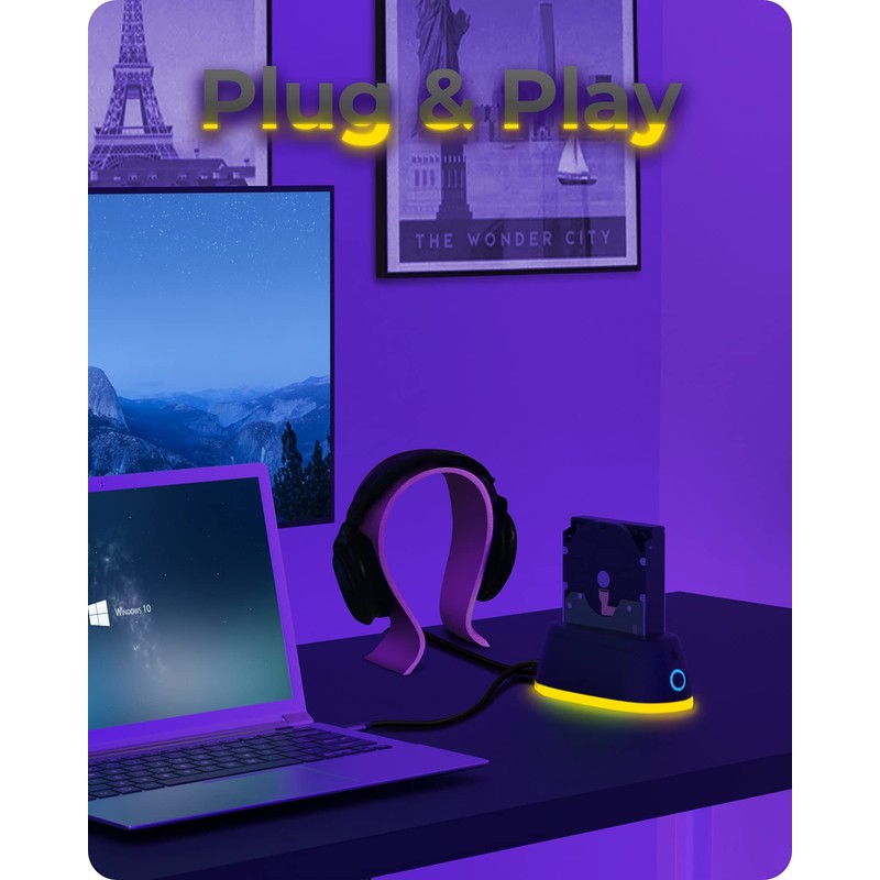 ICY BOX IB-1124L-C3 HDD / Hard Drive Docking Station USB