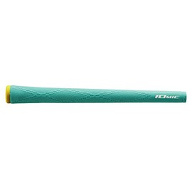 IOMIC X-Evolution M60 Golf Grip, With Backline, Sky Blue X-Grip Series, Base: Sky Blue, End: Lemon Yellow