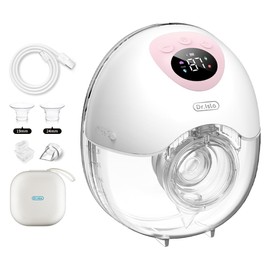 Breast Pump Hands Free EB50, Wearable Breast Pump of Baby Mouth Double-Sealed Flange with 4 Modes & 36 Levels, Electric Breast Pump Portable - Memory Function, 27mm 24mm 19mm Flanges, 10-piece Set