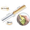 Zucchini Squash Vegetable Corer 3 pcs Corers Stainless Steel Core