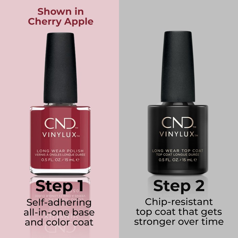 CND Vinylux Longwear Red Nail Polish, Gel-like Shine & Chip