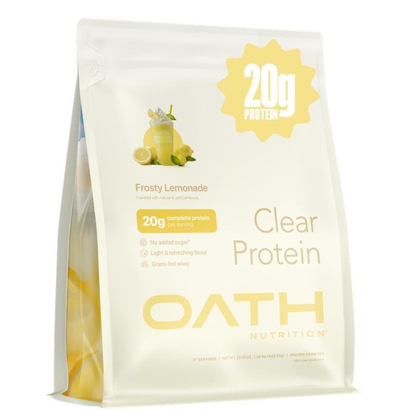 OATH NUTRITION - Clear Whey Protein - 21 Servings -