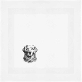 'Golden Retriever Dog' Cotton Napkin/Dinner Cloth (NK00039167)