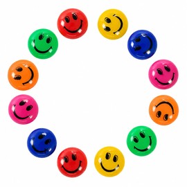 12 Pcs Smiley Face Magnets Fridge Novelty White Board (1 Count)
