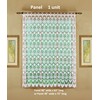 Today's Curtain Medallion Macramé Panel 63",White,48W x 63L