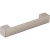 GRIMME Tebros LA 128 mm Square Furniture Handle Ideal as