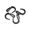 Plastic S Hook Clips Elastic Rope Bungee Cord Hooks for
