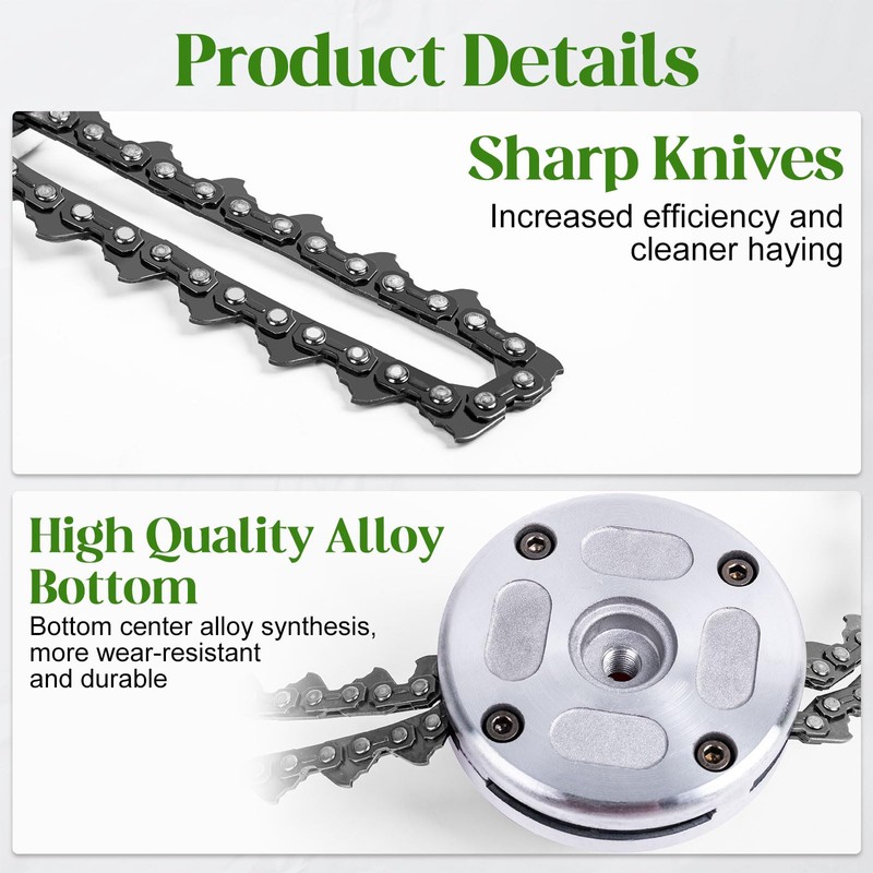 CHANGE MOORE Universal Lawn Mower Trimmer Head Replacement,1 Pack Chain