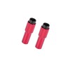 INFINAUTO 2 Pcs Red Metal Bicycle Cable Adjuster Brake Gear