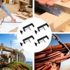 Loopunk Clamp Metal Fittings, U-Shaped Bracket Clamp, C-Shape, Fixing Bracket,