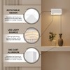Aoceley Indoor Modern Led Aluminum Wall Sconces,18W 5CCT 3000K-6000K Dimmable