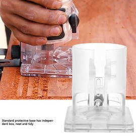 Katsu Router, Woodworking, Woodworking Trimmer Router Transparent Plastic Base Power Tool Protective Accessories Katsu Router Base (Standard Design 20 x 13 x 3 cm)