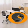 TTSAM Desk Grommet Desk Hole Covers 2 Inch Black Plastic