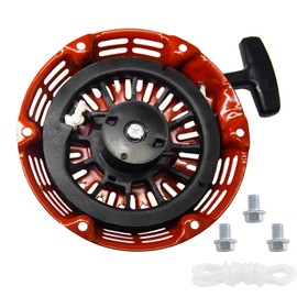 Vasvish GX160 Pull Start Assembly Compatible with GX120 GX200 5.5HP 6.5HP Engine Replacement Parts 28400-Z4M-306ZB 27400-Z1T-702 Recoil Starter (Curved Steel Rod Pawls)
