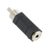 RCA Male to 2.5mm Mono Mini Female Cable Connector Audio