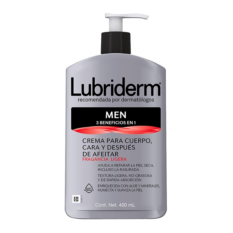 Lubriderm Fragancia Ligera, 400 Ml, Pack of 1