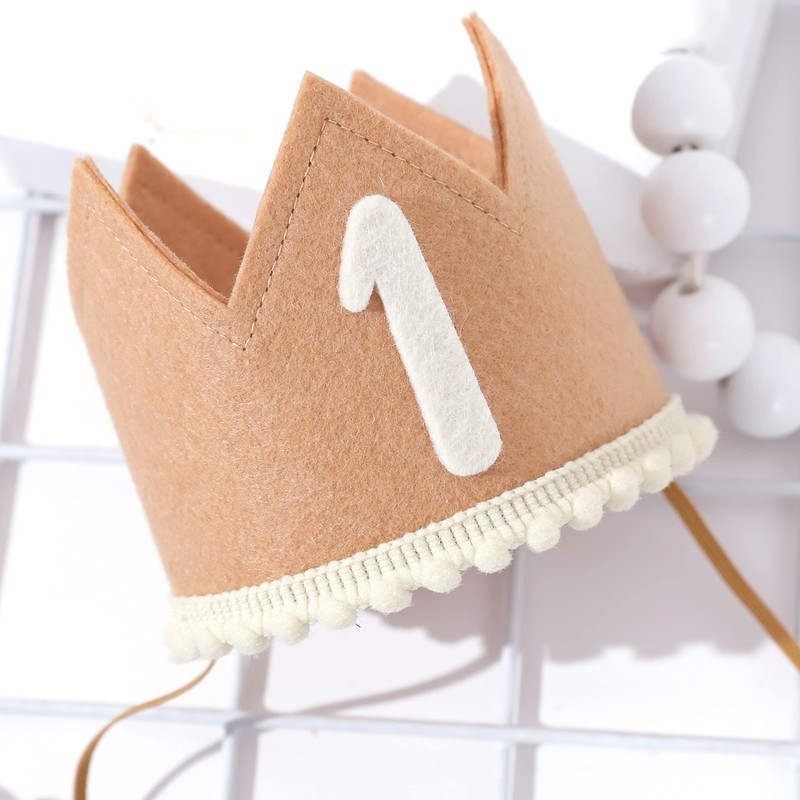 Corona de primer cumpleaños – Sombrero de fiesta y decoración