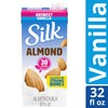 Silk Shelf-Stable Almondmilk, Unsweetened Vanilla, Dairy-Free, Vegan, Non-GMO Project Verified,