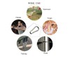 Juliyeh 2 Pcs M8 Snap Hook with 304 Stainless Steel