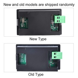 Voltage Frequency Meter, Generator Gauge Panel, Dual Display LED Test Tool, Used for AC 45-65HZ Power Supply (Black) Testers and Detectors Voltmeter