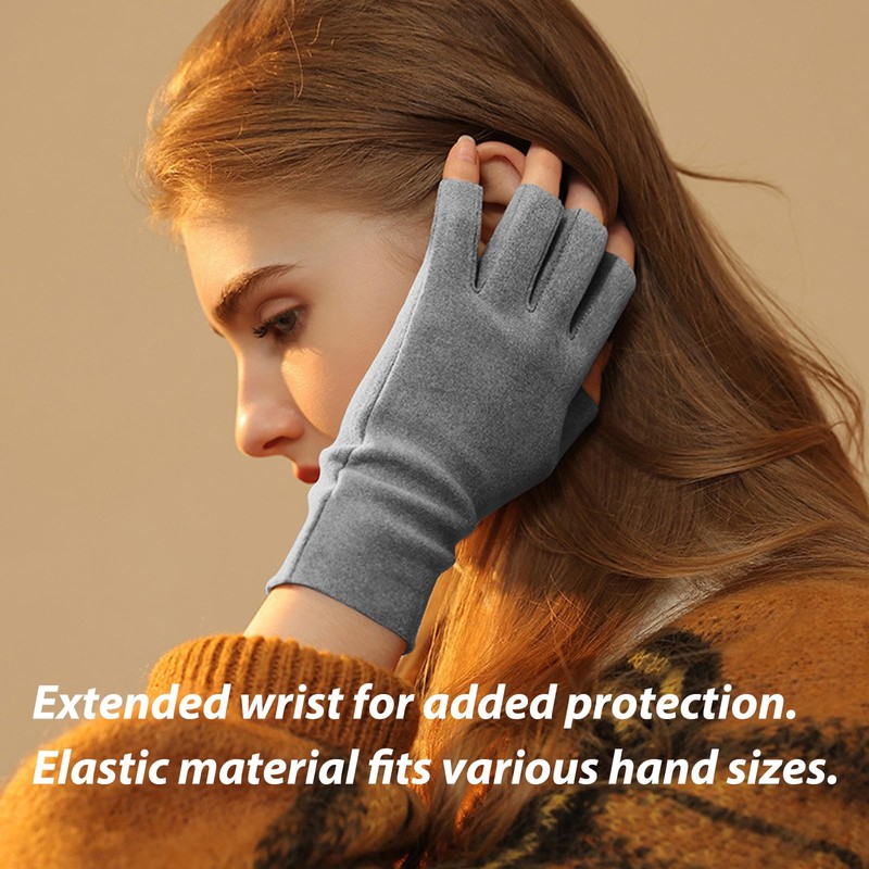SayWow Typing Gloves for Cold Hands Women Cold Fingers Office