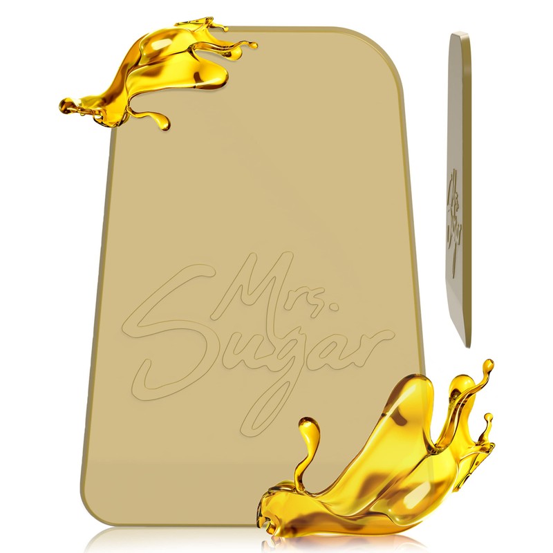 2x Spatel für Sugaring mit Zuckerpaste, Kosmetex Sugarpaste Spachtel für