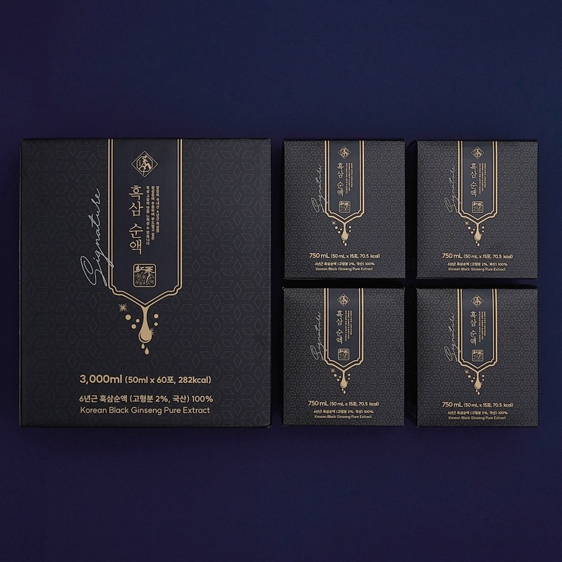 Cheonjemyeong 6-year-old black ginseng pure liquid signature 60 packets /