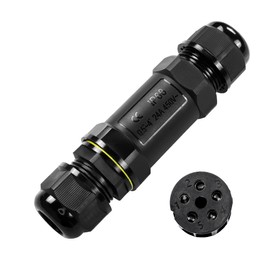 Cable Connector Waterproof IP68 2-5 Pin for Diameter 3-11 mm Connection Sleeve Earth Cable Junction Box Outdoor Garden Cable Sleeve (1, Type I 5 Pin)
