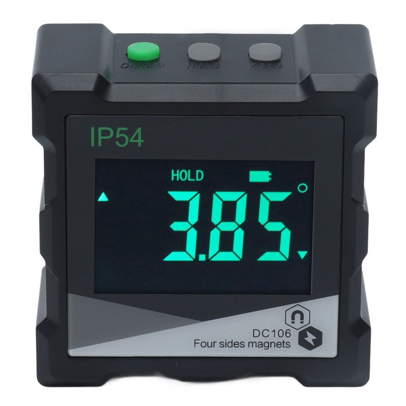 Digital Angle Finder 4x90 Degree LCD Screen Magnetic Bevel Gauge