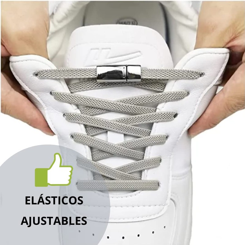 DALLAR Elastic Shoelaces Untied Strong Adjustable Shoe Laces with Magnetic