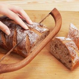 Uprichya Bread Knife for Homemade Bread, Bread Slicer for Homemade Bread, Sourdough Bread Knife, Wooden Bread Bow for Sourdough -16" Bread Saw