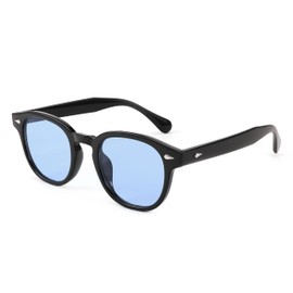FEISEDY B2350 Wellington Sunglasses for Women, Men's, Square, Retro UV400, UV Protection, Small Face, Driving, Travel, Selfie, blue