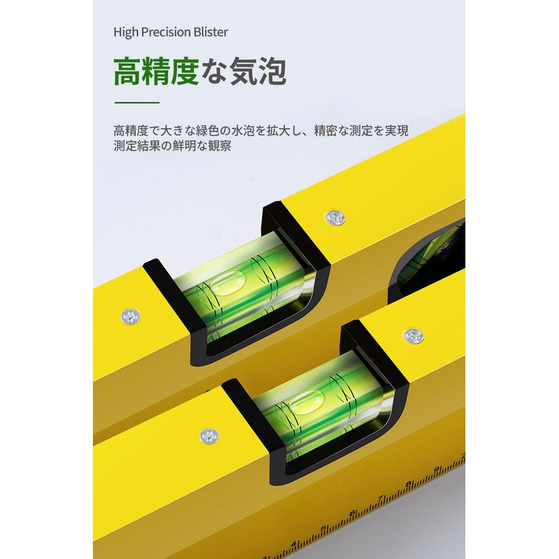 Leveler, Magnetic Level, 11.8 inches (300 mm), Magnetic Adsorption, Incline