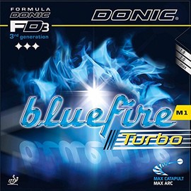 Donic Rubber Bluefire M1 Turbo, options 2,0 mm, black