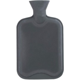 Umoi Eco Hot Water Bottle 2 Litre with High Quality Knitted Cover and Stars Design red