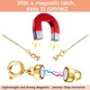 Kcctoo Magnetic Necklace Clasps and Closures - Gold and Silver