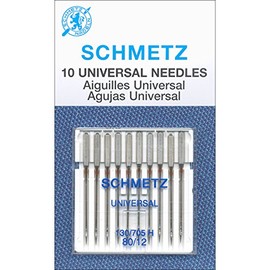 Euro-Notions Universal Machine Needles-Size 80/12 10/Pkg, Other, Multicoloured, 11.52 x 7.71 x 2.33 cm