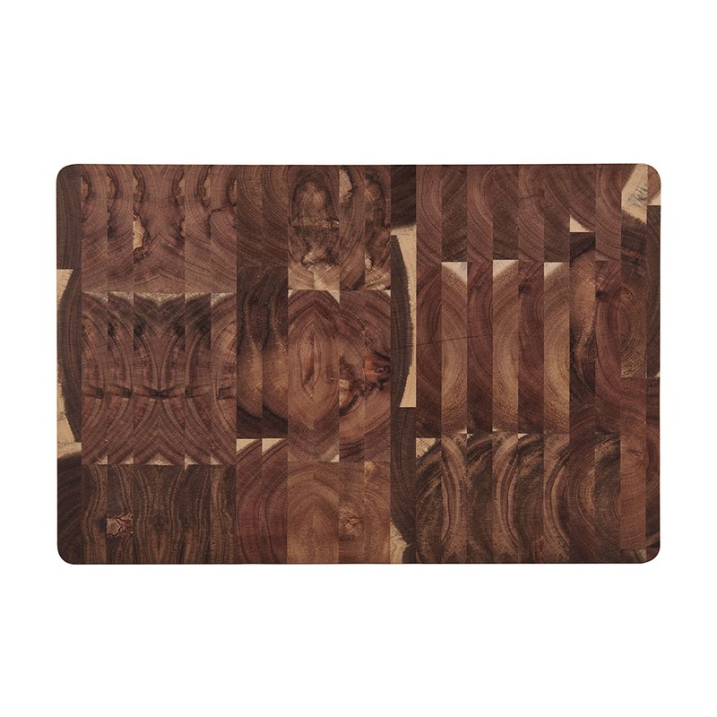 Farberware Thick End Grain Acacia Cutting Board with Juice Groove
