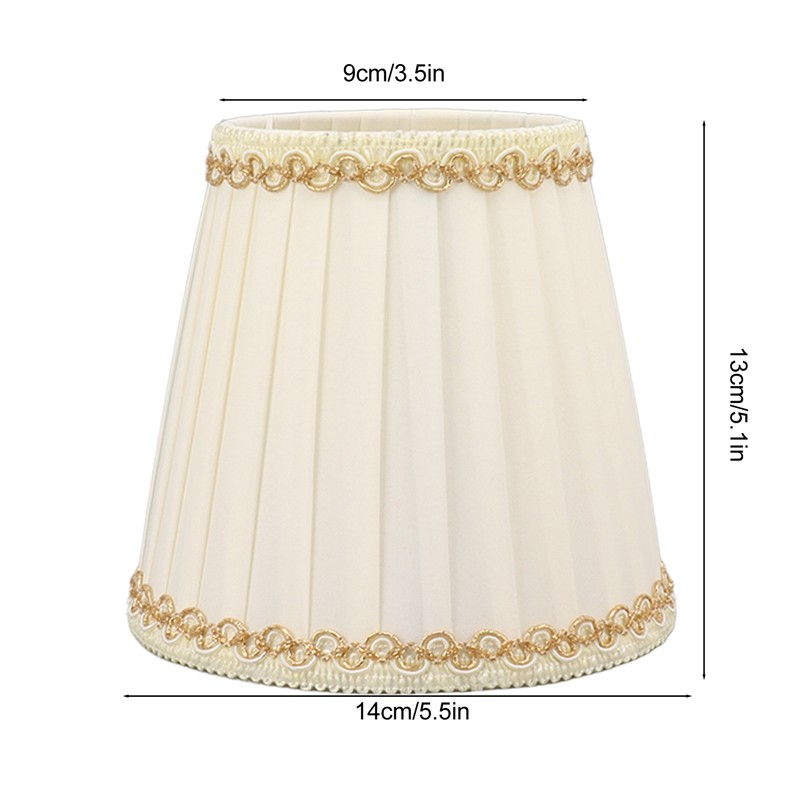 6PCS Set Small Lamp Shade Modern Style Cloth Clip On