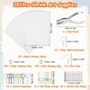 EEEKit 281PCS Shrink Plastic Sheets Kit, 20PCS Shrinky Paper Sheets