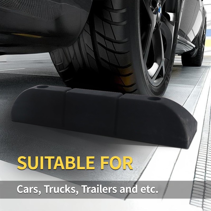 Parking Stopper for Garage Parking Aid 2 Pack Block, Car