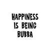 CafePress Happiness is Being Bubba Oval Sticker Oval Car Bumper